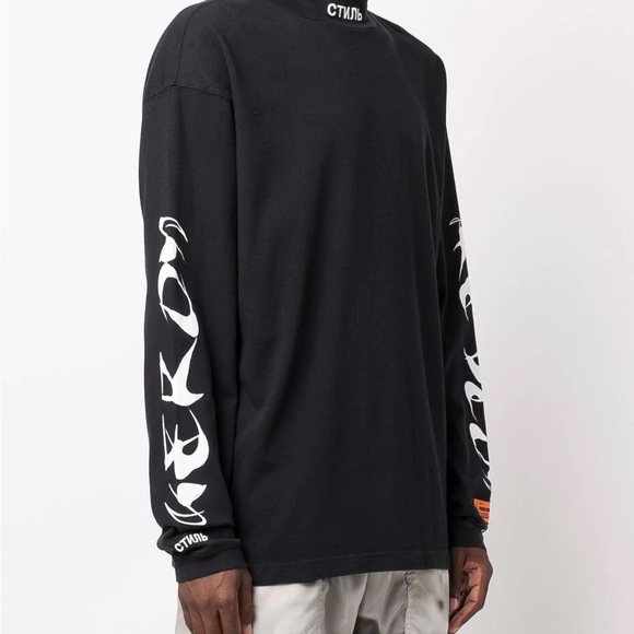 Heron Preston mock neck brush long sleeve - Picture 2 of 3